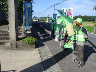 地域あいさつ運動７月